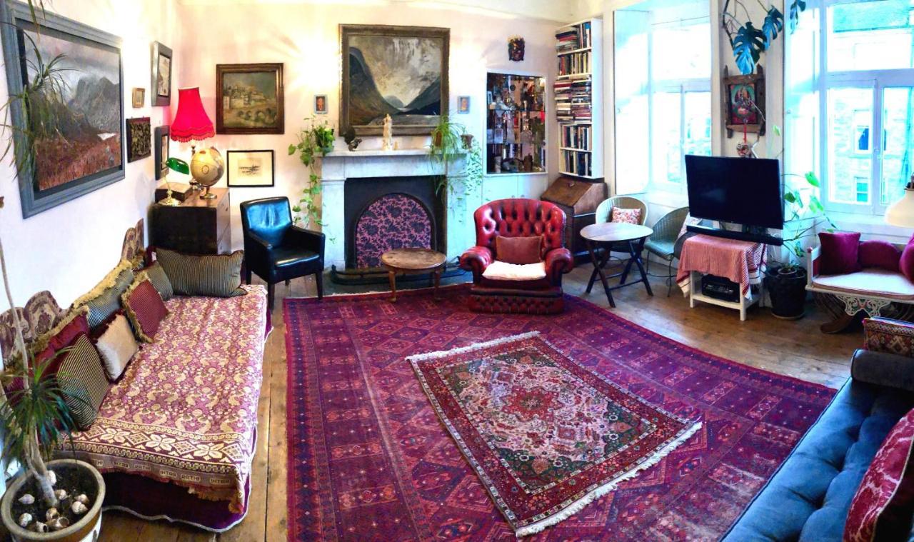 Central Apartment With Parking, Original Art And Antiques Edinburgh Exterior photo
